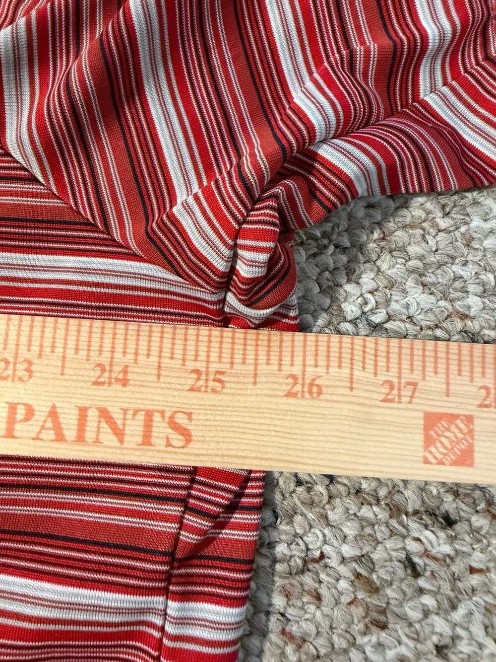 Oakley Red Multi-Color Striped Performance Golf Polo Shirt Size‎ XXL - Picture 4 of 6